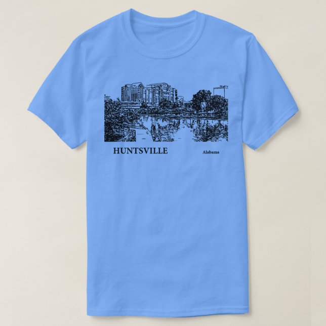 Huntsville Alabama TShirt 2 T Shirt (Design framsida)