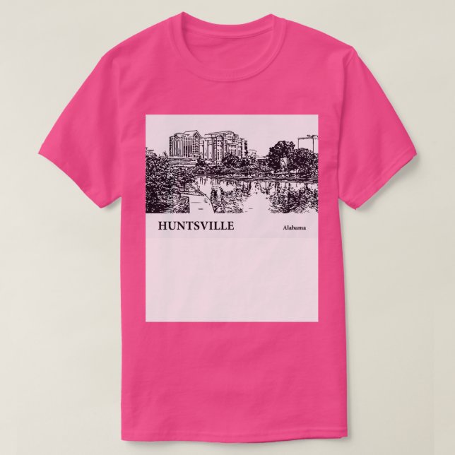 Huntsville Alabama TShirt 4 T Shirt (Design framsida)