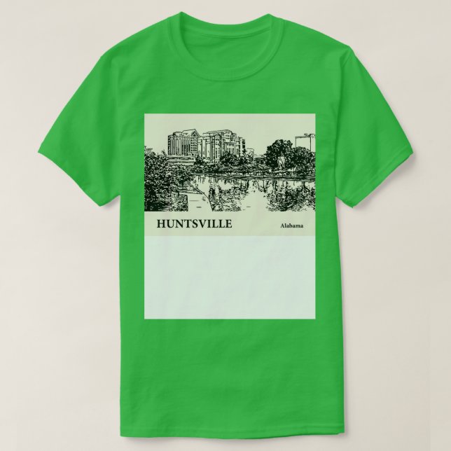 Huntsville Alabama TShirt 6 T Shirt (Design framsida)