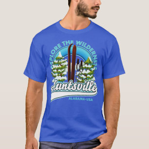 Huntsville Alabama USA Ski TShirt T Shirt