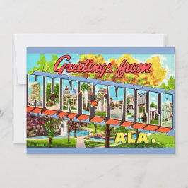 Huntsville Alabama Vintage Postcard