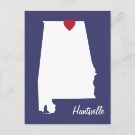 Huntsville Alabama vykort