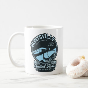 HUNTSVILLE CITY ALABAMA - ROCKET SPACESHIP KAFFEMUGG