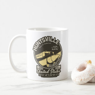 HUNTSVILLE CITY ALABAMA - ROCKET SPACESHIP KAFFEMUGG