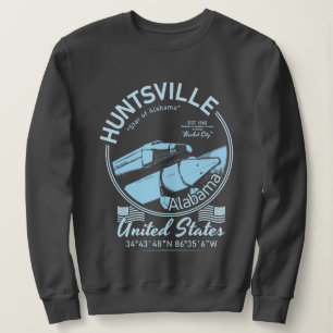 HUNTSVILLE CITY ALABAMA - ROCKET SPACESHIP T SHIRT