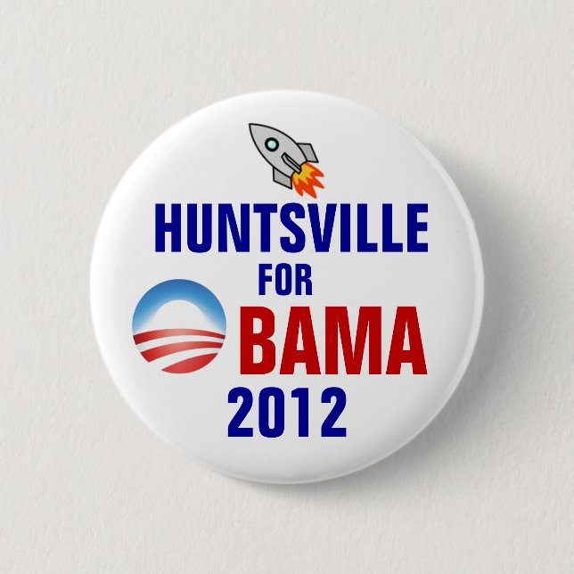 Huntsville för Obama Knapp (Framsida)