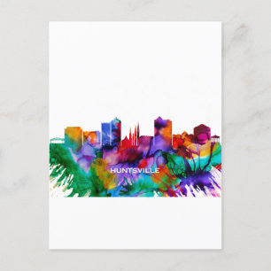 Huntsville Skyline Inbjudan Vykort