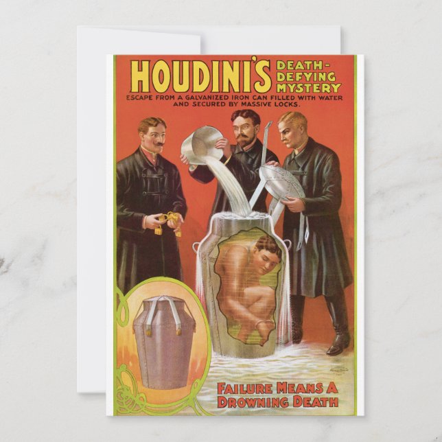 Huodinis Dödsdeuterande mysterium, Poster 1908 (Framsida)