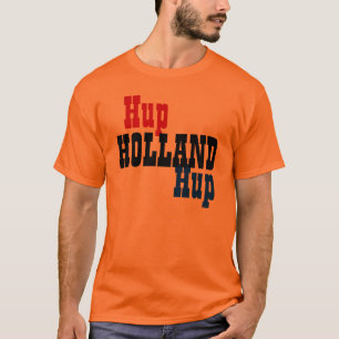 Hup Holland Hup orange T-tröja T Shirt