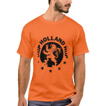 Hup Holland T-tröja - lejon svart holländsk