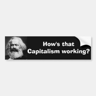 Hur är den kapitalism funktionsduglig? bildekal
