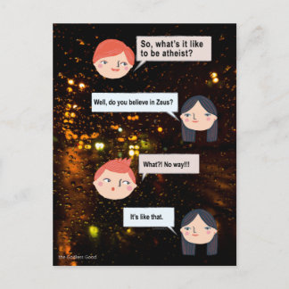Hur är det att vara en Atheist? Vykort