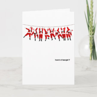 Hur är det Hangin Santas Helgkort