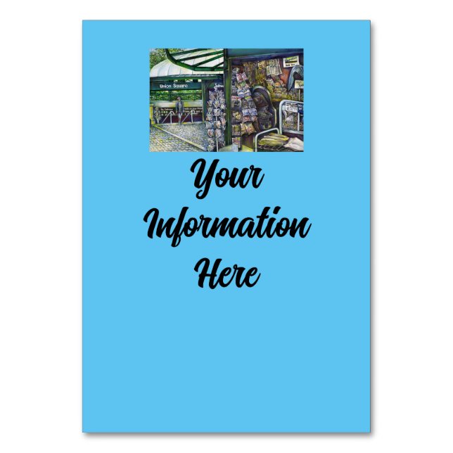 Hur är det med en bild, fantasilös? bordsnummer (Framsidan)