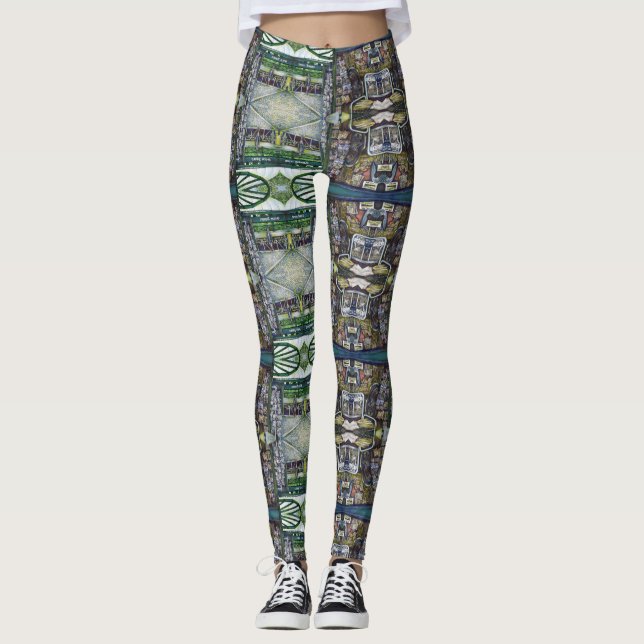 Hur är det med en bild, fantasilös? leggings (Framsida)