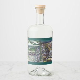 Hur är det med en bild, fantasilös? spritflaskor etikett
