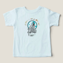 Hur är det med mitt hår? varg klippt hår? varg t shirt