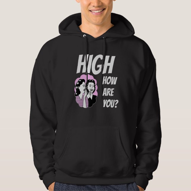 Hur är det med ogräs? hoodie (Framsida)