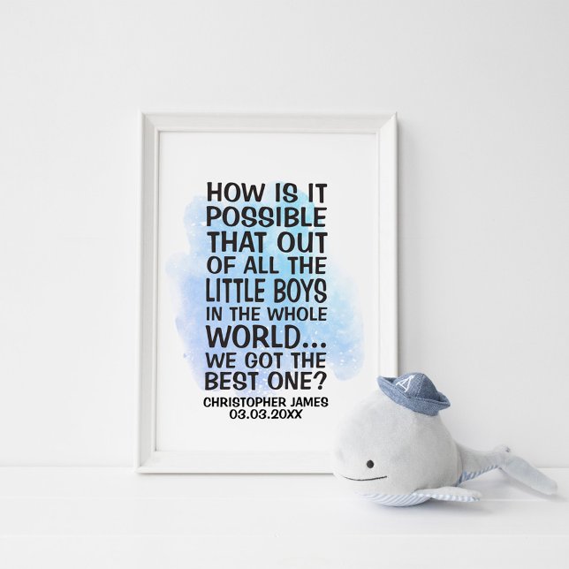 Hur är det möjligt att av alla små pojkar poster (Skapare uppladdad)