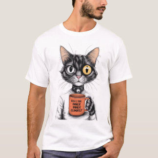 Hur är ditt inre klimat? Cat Lover T-Shirt