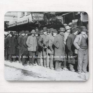 Hur är en man som finner hopp Mousepad Musmatta