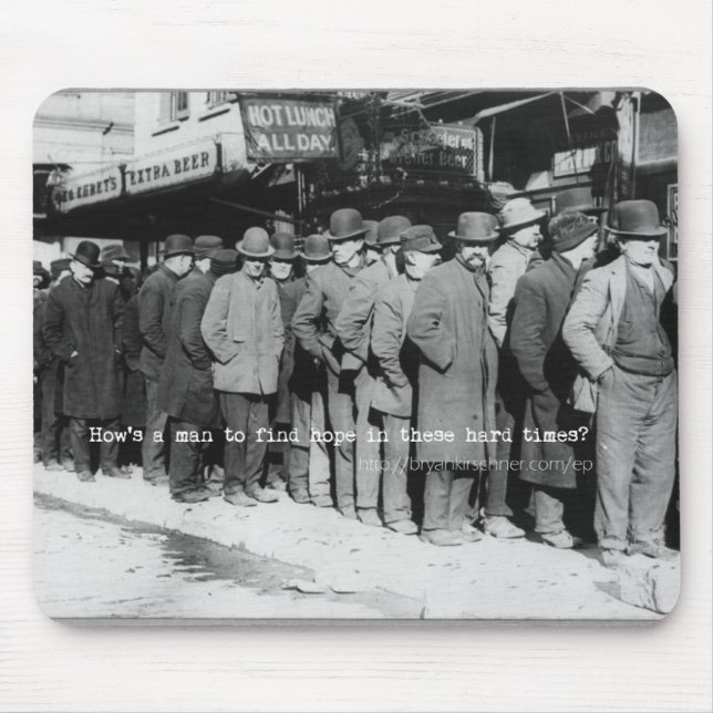 Hur är en man som finner hopp Mousepad Musmatta (Framsidan)