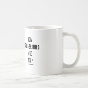 Hur är Tjock-Flå dig? (Epidermisen flår lagrar) Kaffemugg