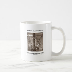 Hur avancerad civilisationen är om Bibliotek Alexa Kaffemugg