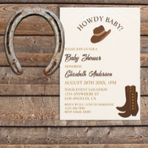 Hur Baby! Cowboy Western Baby Shower