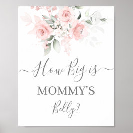 Hur Big är Mamma Belly-tecken Poster