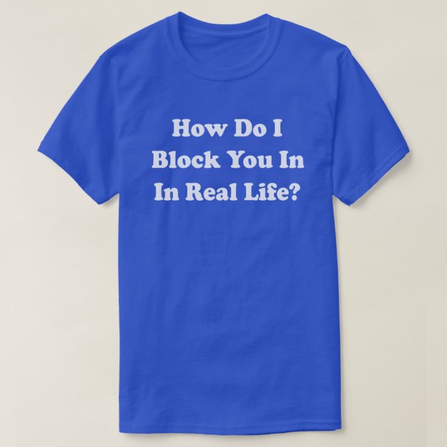 Hur blockerar jag dig i reallivet? Facebook Grinde Tröja (Design framsida)