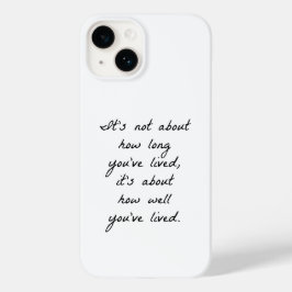 Hur bra du har levt i iphone case