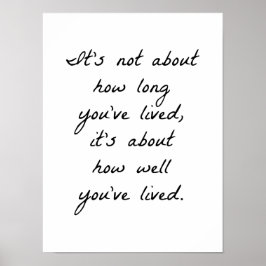 Hur bra du har Poster