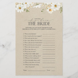 Hur bra gör du för Möhippan av Bride Daisy?