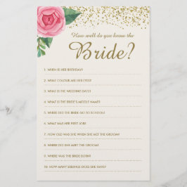 Hur bra känner du till Bride Game?