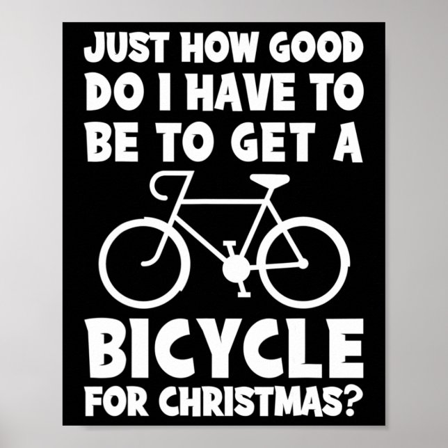 Hur Bra måste jag vara för att få en cykel för Poster (Framsidan)