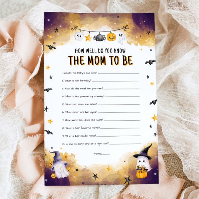 Hur bra vet du Mamma Halloween Baby-spel? (Skapare uppladdad)