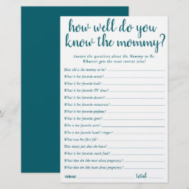Hur bra vet du Mamma? | Teal Keepsaké