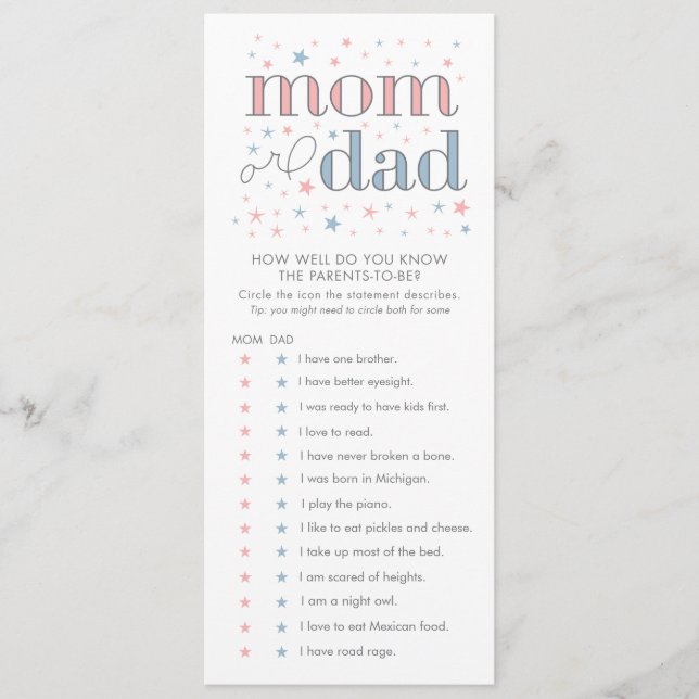 Hur bra vet du om babyvyns spelkort? (Framsida)