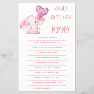 Hur bra vet du om Mamma-babyvyns spelkort? Flygblad