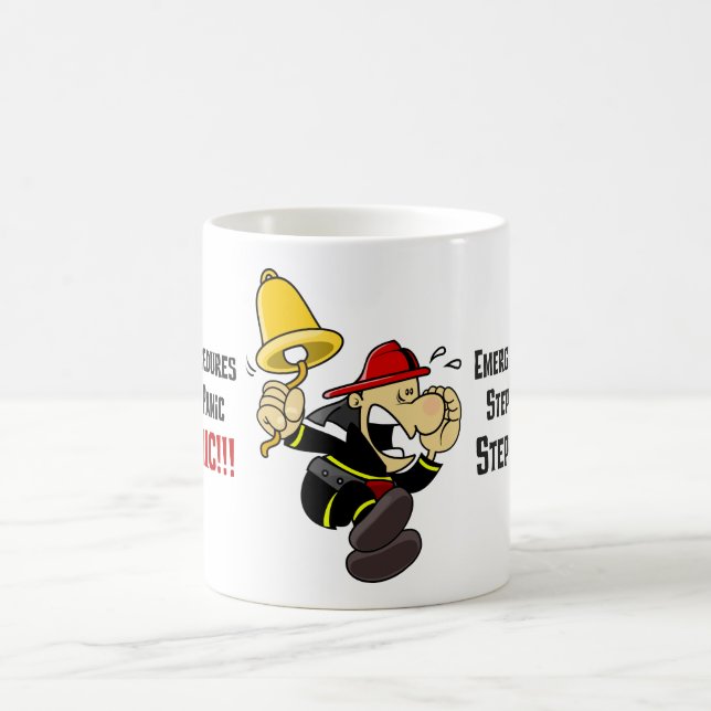Hur brandmän reagerar till din akut kaffemugg (Center)