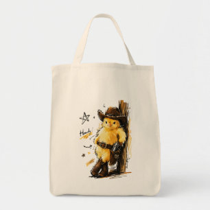 Hur Cowboy Baby Chick Western Konst Tygkasse
