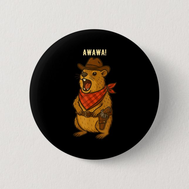 Hur Cowboy Rock Hyrax Awawa Western Roligt _2  Knapp (Framsida)