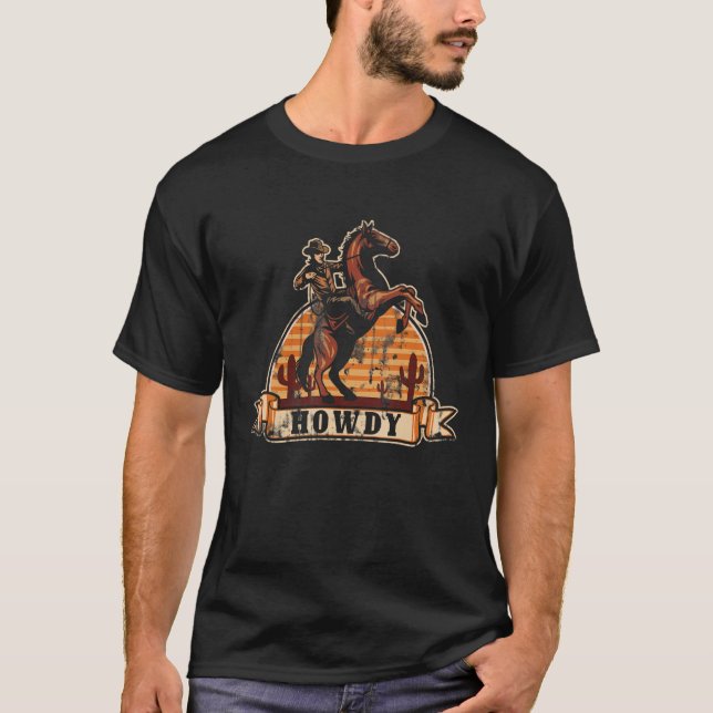 Hur Cowboy T Shirt (Framsida)