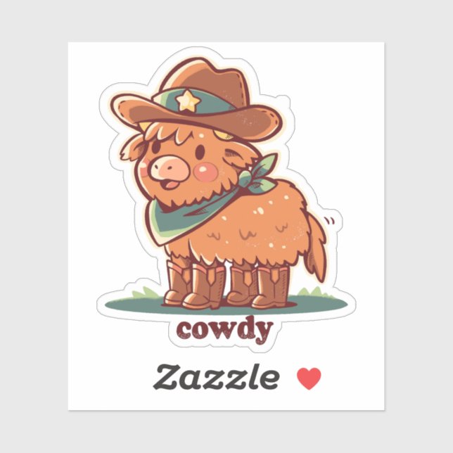Hur Cowdy Klistermärken (Ark)