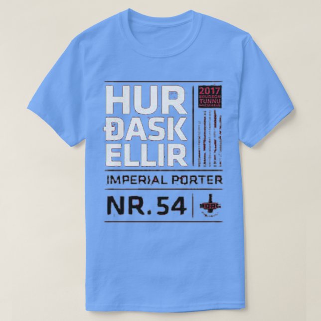 hur dask ellir t shirt (Design framsida)