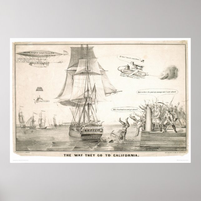 Hur de går till Kalifornien (0478A) Poster (Framsidan)