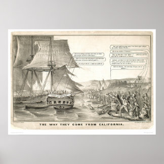 Hur de Komar till Kalifornien (0476A) Poster