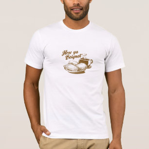 Hur dig Beignet? Tshirt från New Orleans T Shirt