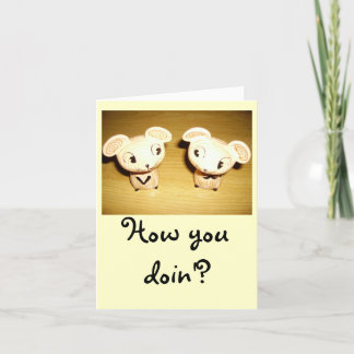 Hur dig Doin'? Notecard Kort